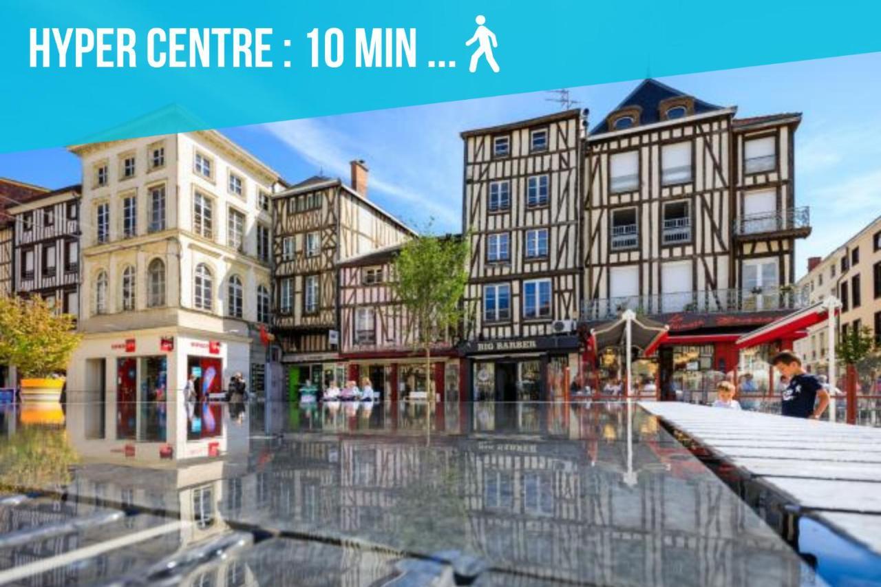 Cocon D'Hiver - Netflix & Wifi - Parking Gratuit - Check-In 24H24 - Kit Bebe Inclus - Emplacement Velos - Goodmarning Chalons en Champagne Luaran gambar
