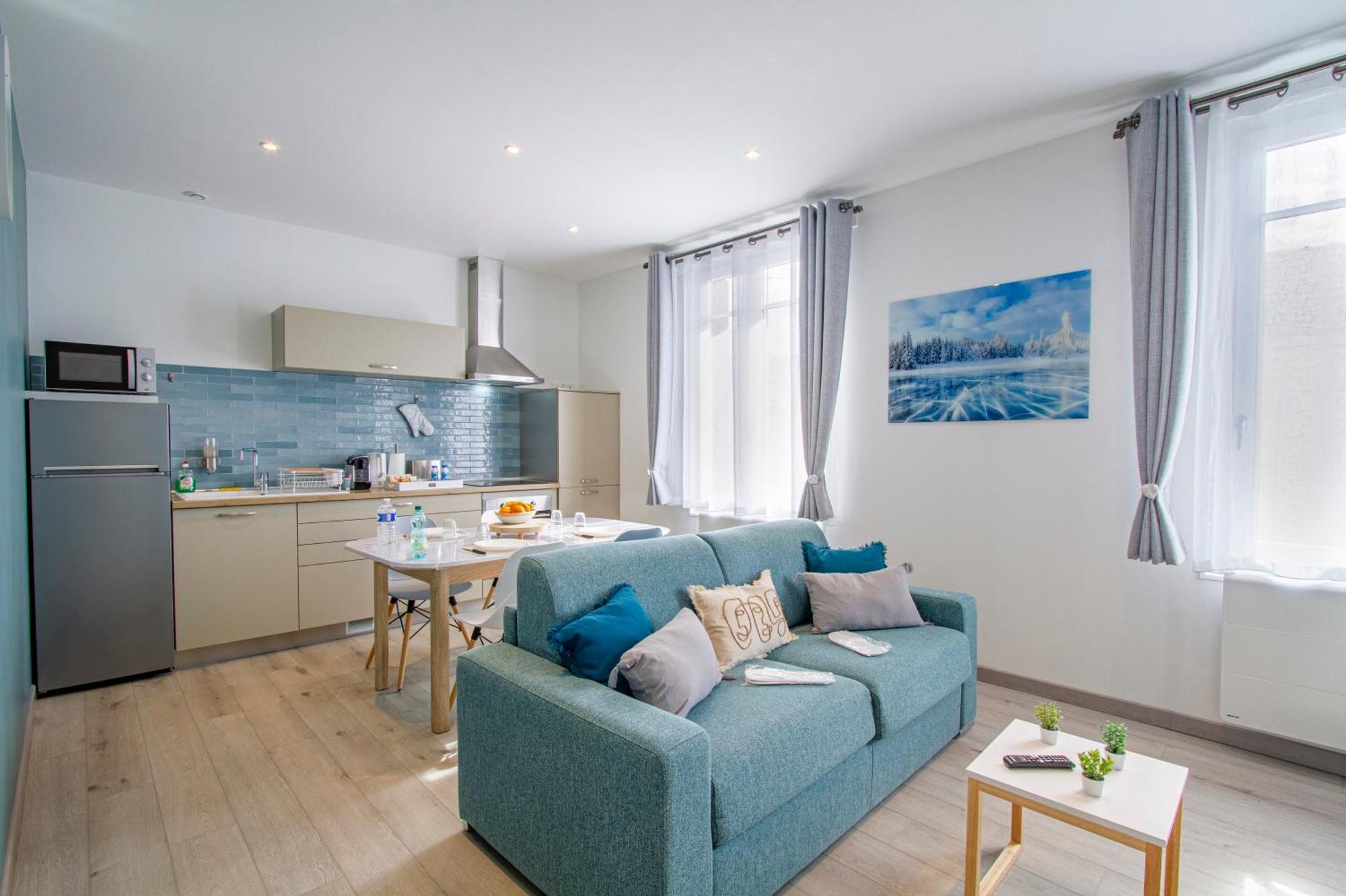 Cocon D'Hiver - Netflix & Wifi - Parking Gratuit - Check-In 24H24 - Kit Bebe Inclus - Emplacement Velos - Goodmarning Chalons en Champagne Luaran gambar