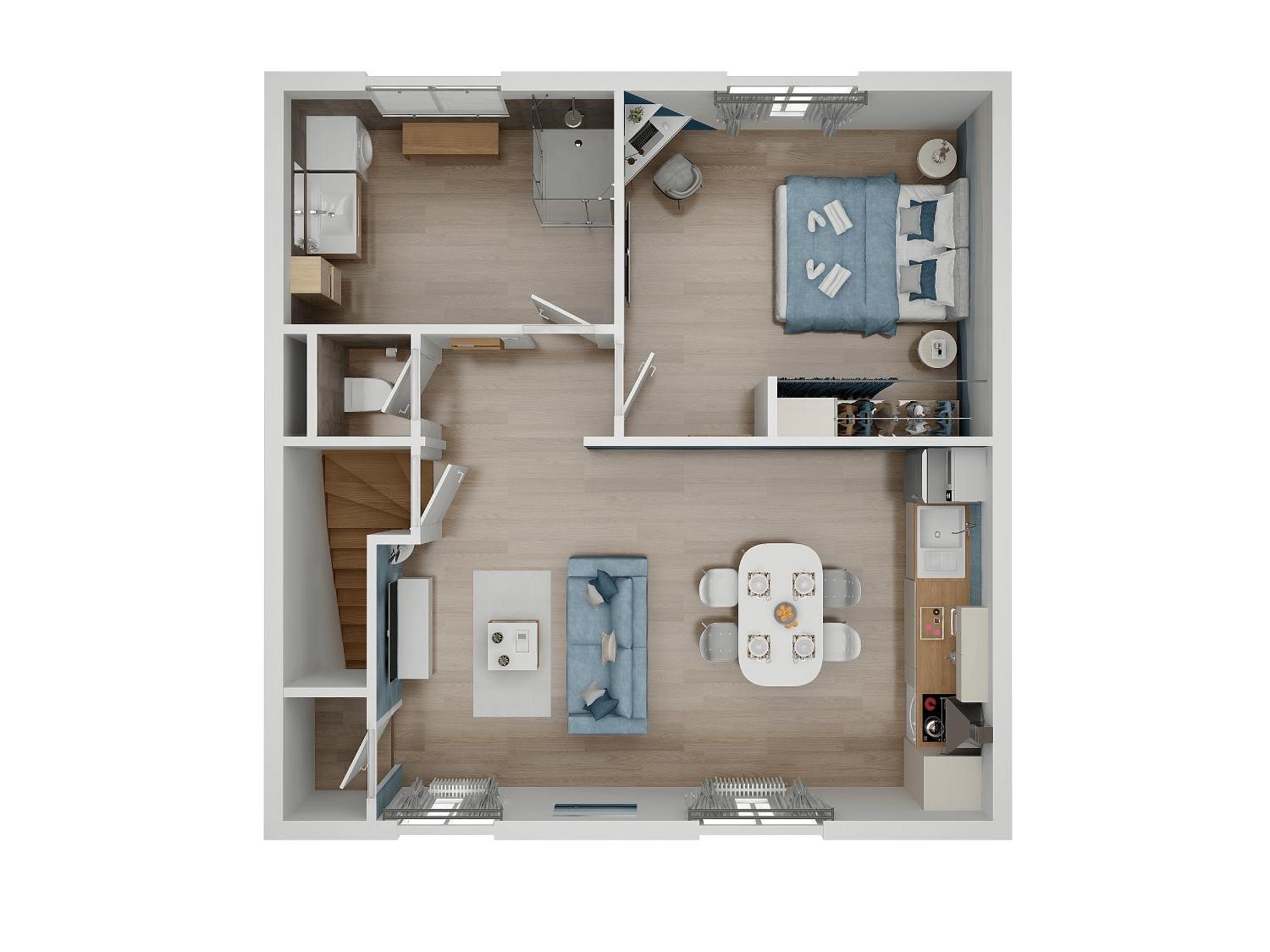 Cocon D'Hiver - Netflix & Wifi - Parking Gratuit - Check-In 24H24 - Kit Bebe Inclus - Emplacement Velos - Goodmarning Chalons en Champagne Luaran gambar