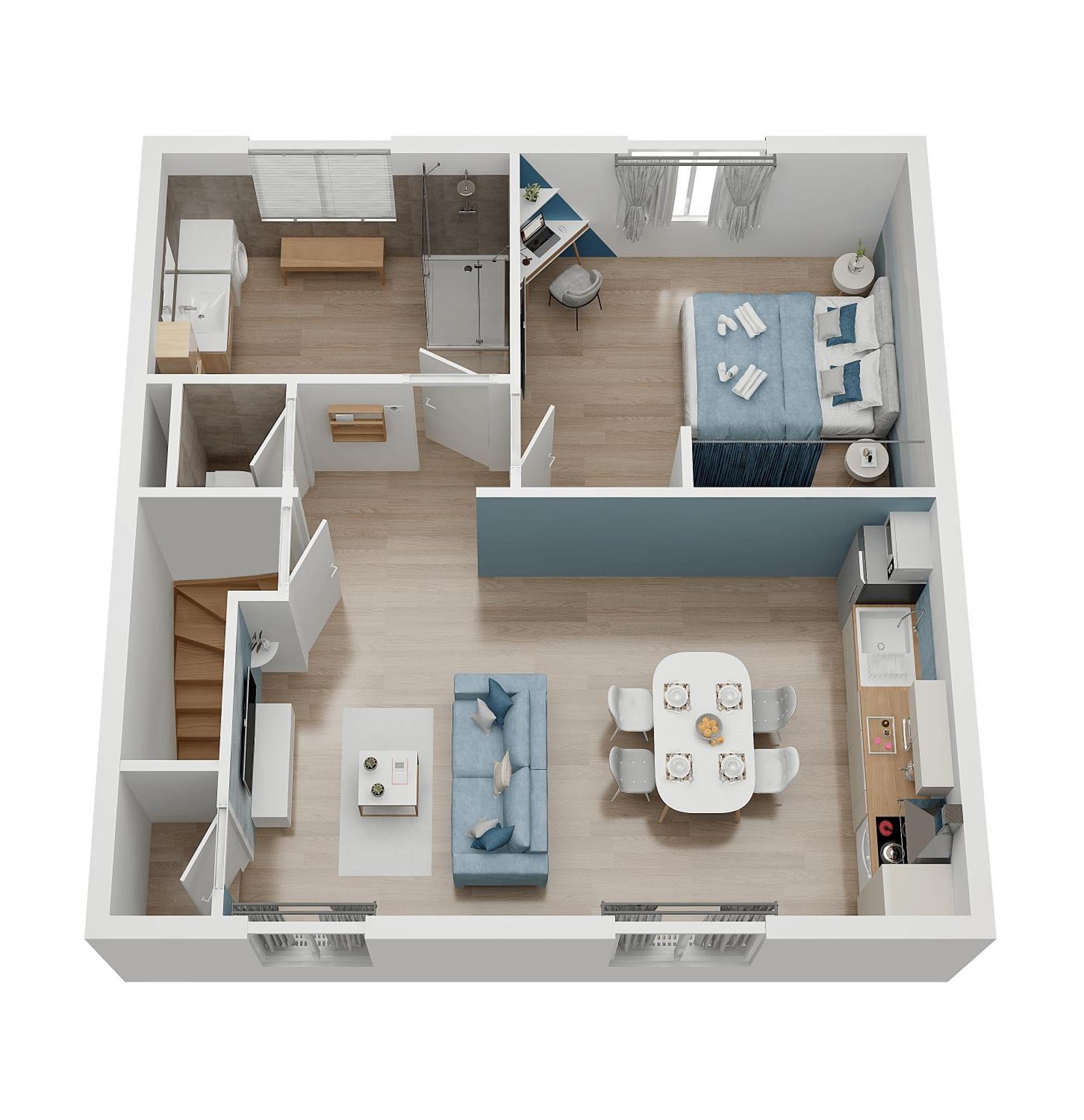 Cocon D'Hiver - Netflix & Wifi - Parking Gratuit - Check-In 24H24 - Kit Bebe Inclus - Emplacement Velos - Goodmarning Chalons en Champagne Luaran gambar